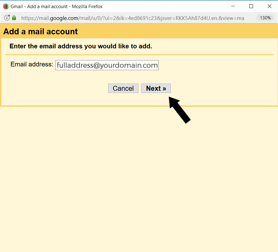 adding an email to gmail