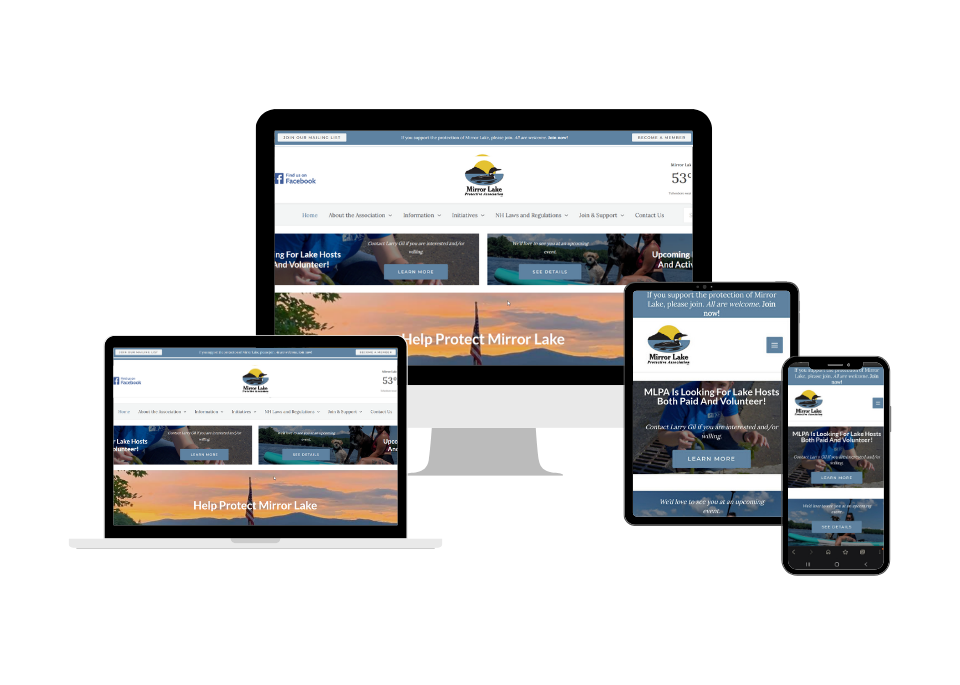 mirror lake website design mirror lake website design