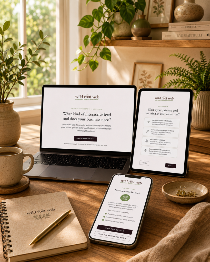 interactive lead tool mockup