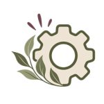 organic gear and botanical sprig 240px organic gear and botanical sprig 240px